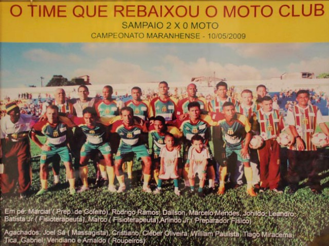 O time que rebaixou o Moto Clube 2009