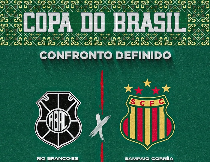 Primeira fase da Copa do Brasil tem confrontos definidos por sorteio