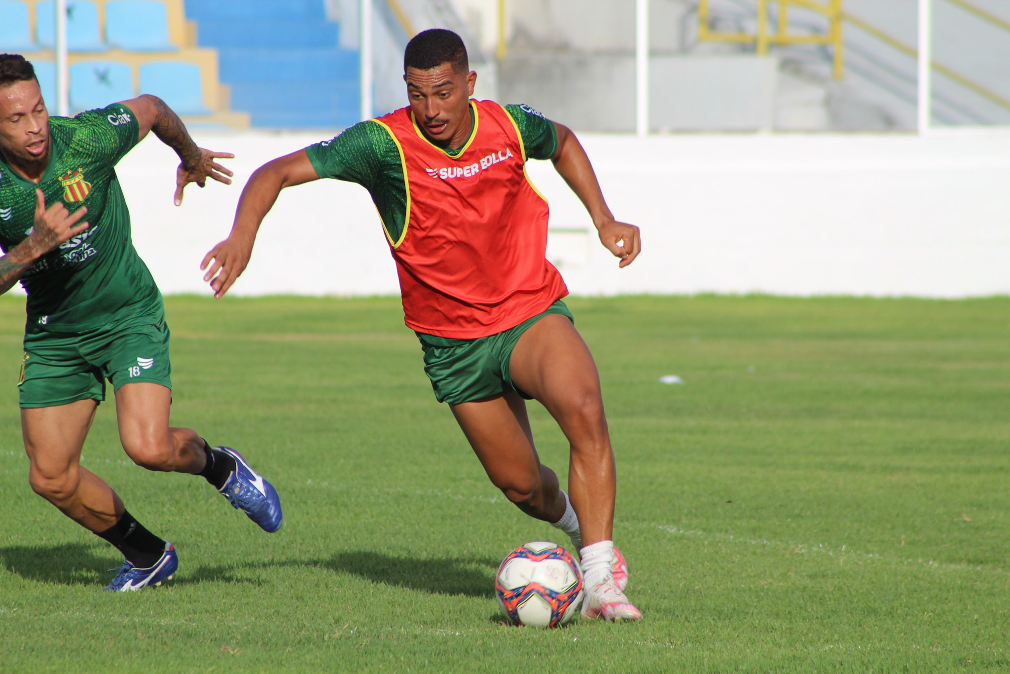 Treino agitado