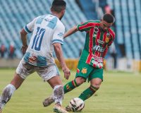Tricolor batalhou muito, mas ficou no empate com o Maracanã-CE (Foto: Larissa Moraes)